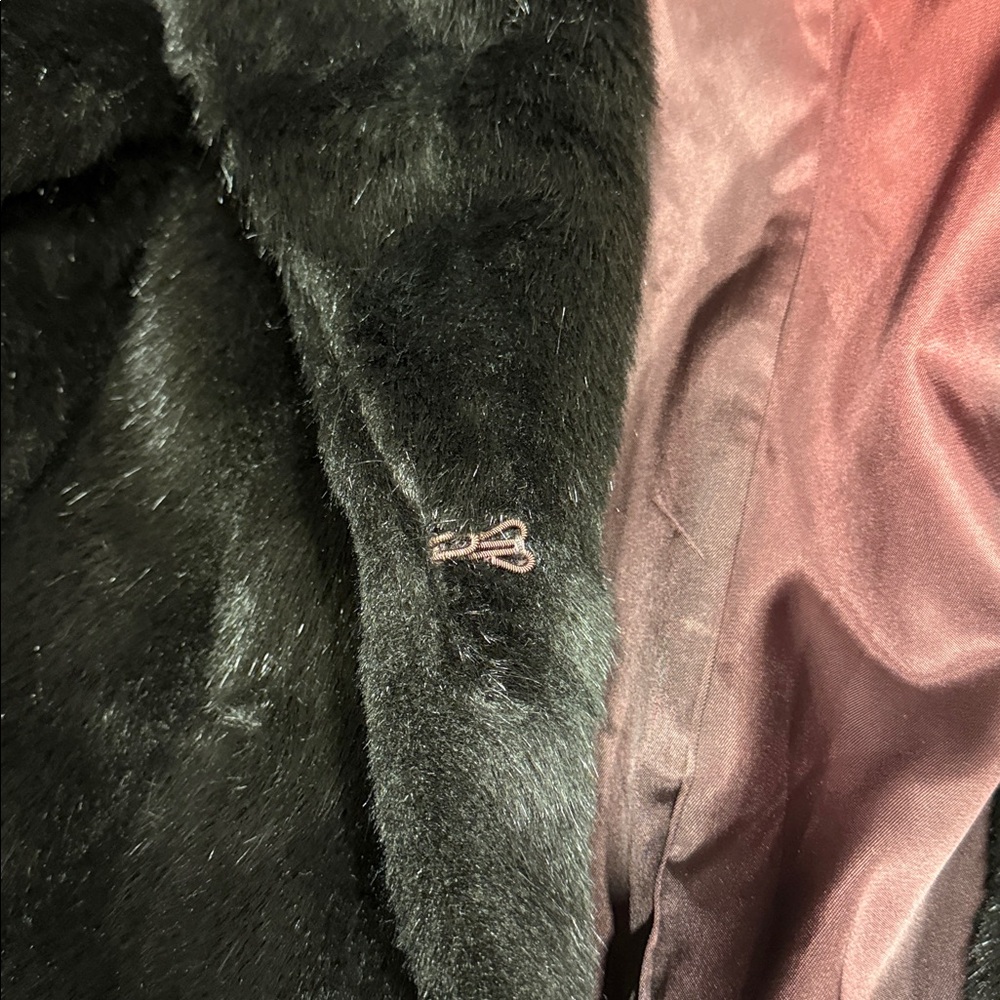 Source Unknown Dark Brown Teddy Jacket - image 7